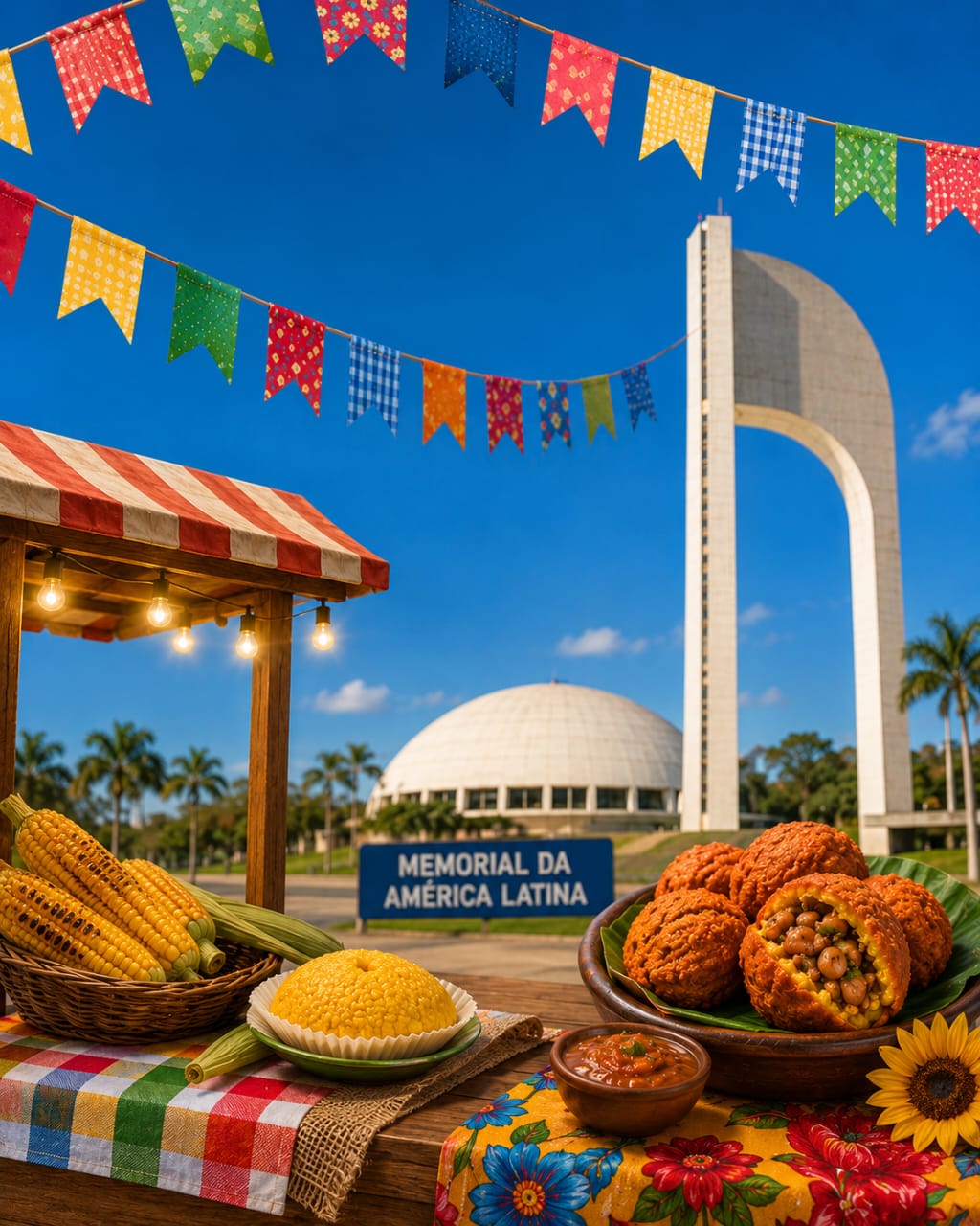FESTIVAL DO MILHO E DO ACARAJÉ NO MEMORIAL DA AMÉRICA LATINA