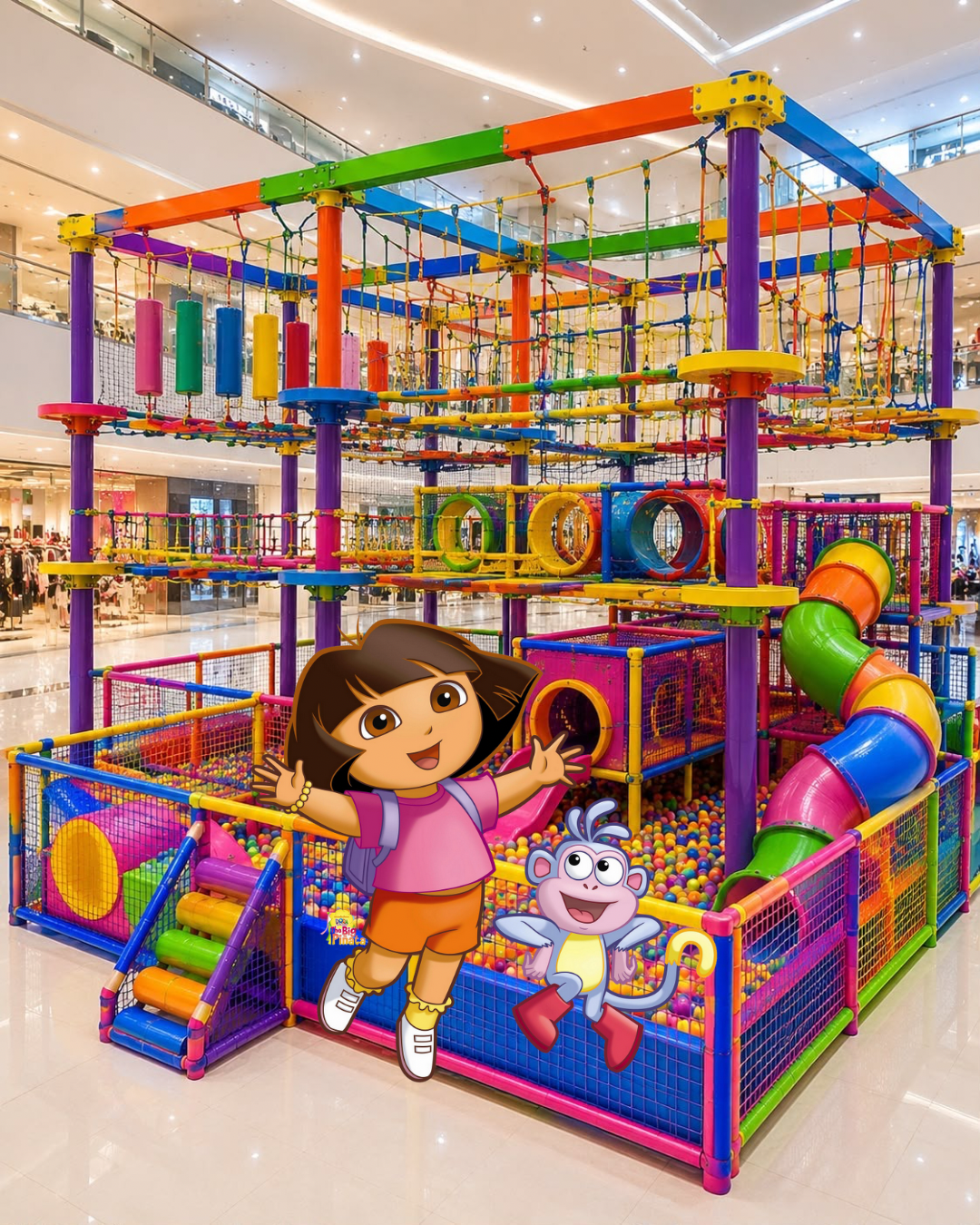 CIRCUITO INTERATIVO GRATUITO DA DORA AVENTUREIRA EM SHOPPING DE SÃO PAULO