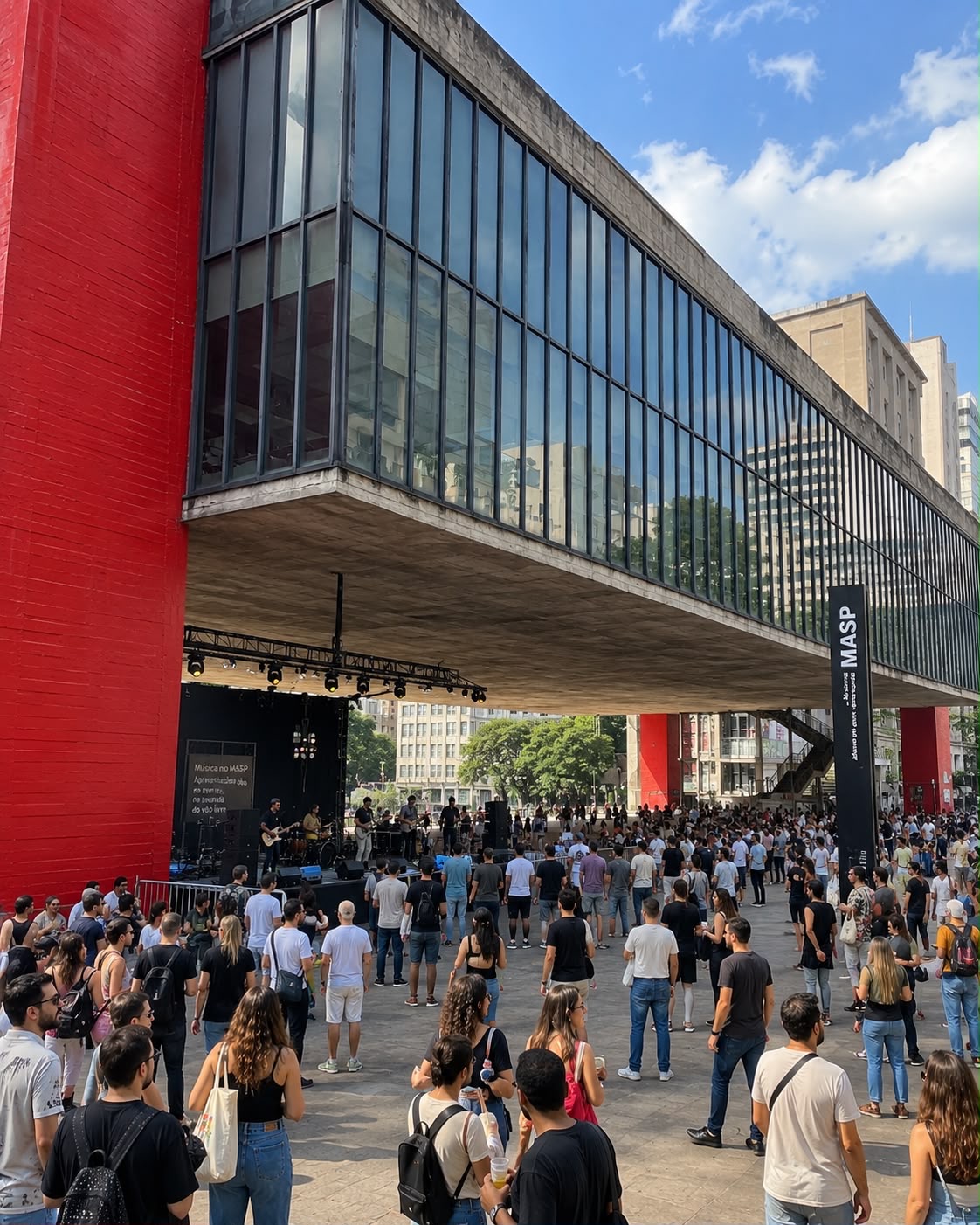SHOWS GRATUITOS NO VÃO DO MASP