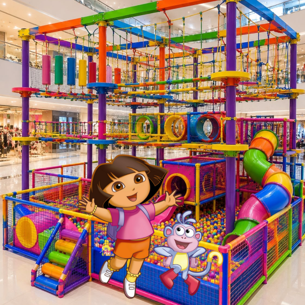 CIRCUITO INTERATIVO GRATUITO DA DORA AVENTUREIRA EM SHOPPING DE SÃO PAULO