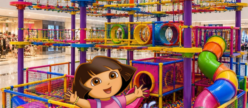 CIRCUITO INTERATIVO GRATUITO DA DORA AVENTUREIRA EM SHOPPING DE SÃO PAULO